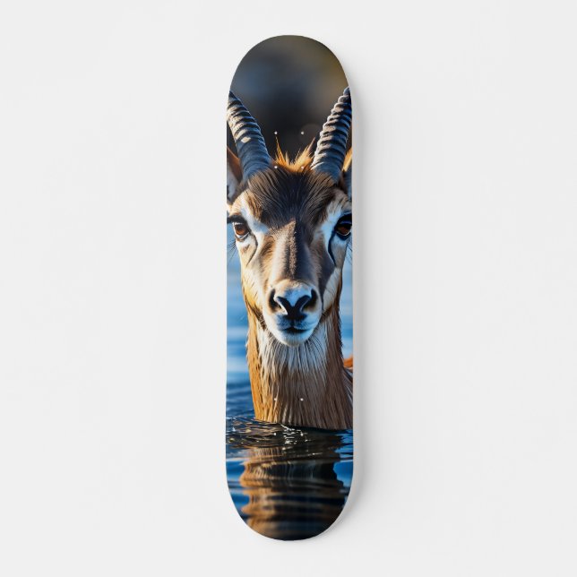 Tabla de Skate Antílope Veloz con Cuernos (Frente)