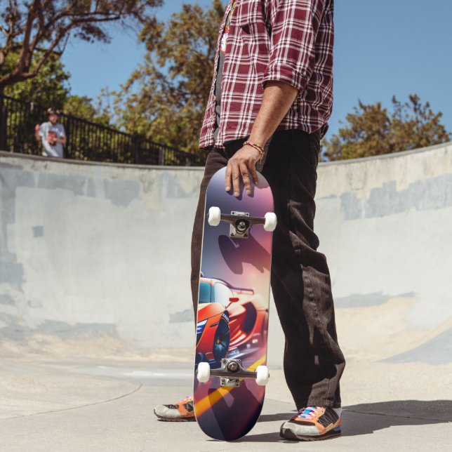 Tabla de Skate Coche Superdeportivo Naranja (Ao ar livre 2)