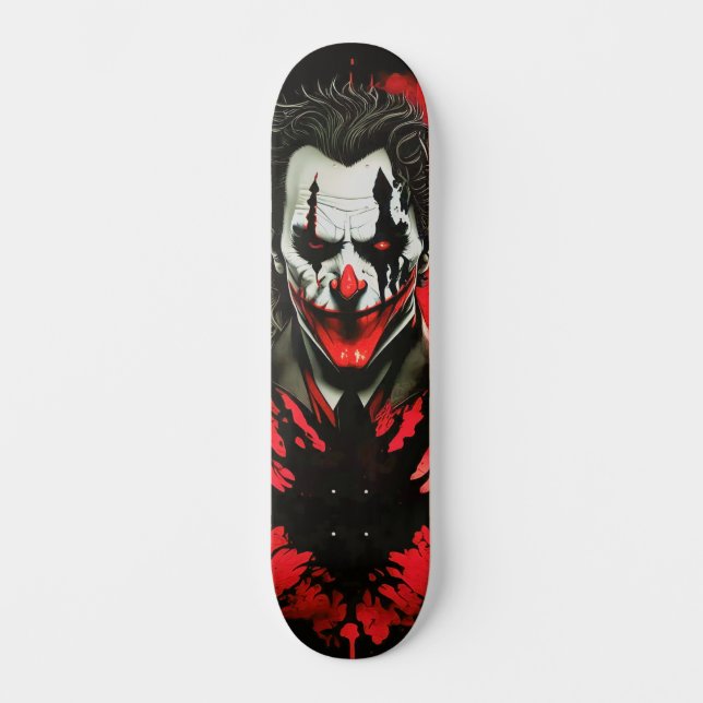 Tabla de Skate Payaso del Horror (Frente)