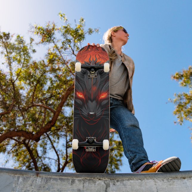 Tabla de Skate Zorro Monstruo Ojos Rojos (Ao ar livre 1)