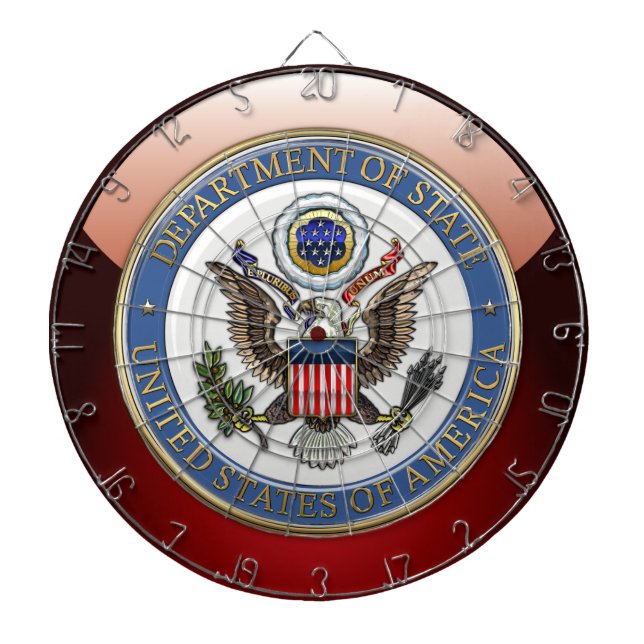 Tablero Dardos [200] U.S. Department of State (DoS) Emblem [3D] (Frente)