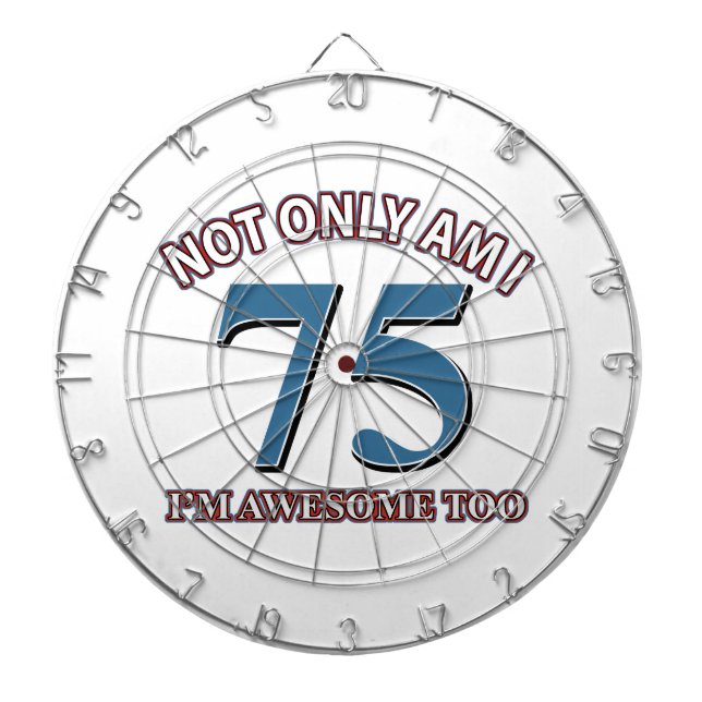 Tablero Dardos 75TH design do ano (Frente)