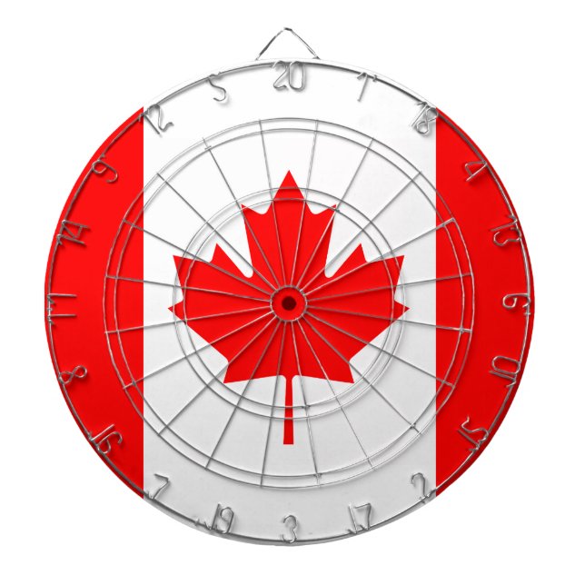 Tablero Dardos A bandeira canadense - lembrança de Canadá (Frente)
