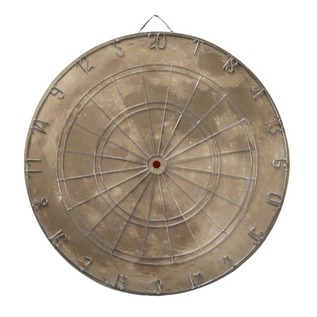 Tablero Dardos A lua do Dartboard da Lua cheia arremessa a (Frente)