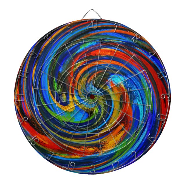 Tablero Dardos Abstrato Art nº 10 (Frente)