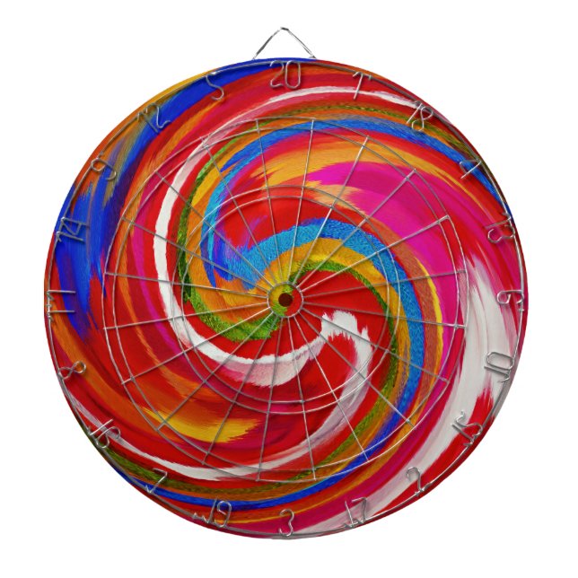 Tablero Dardos Abstrato Art nº 15 (Frente)