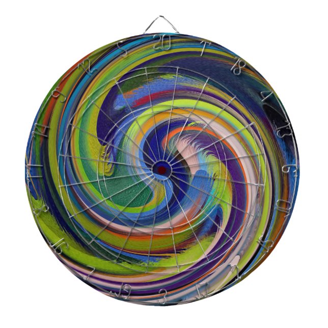 Tablero Dardos Abstrato Art nº 18 (Frente)