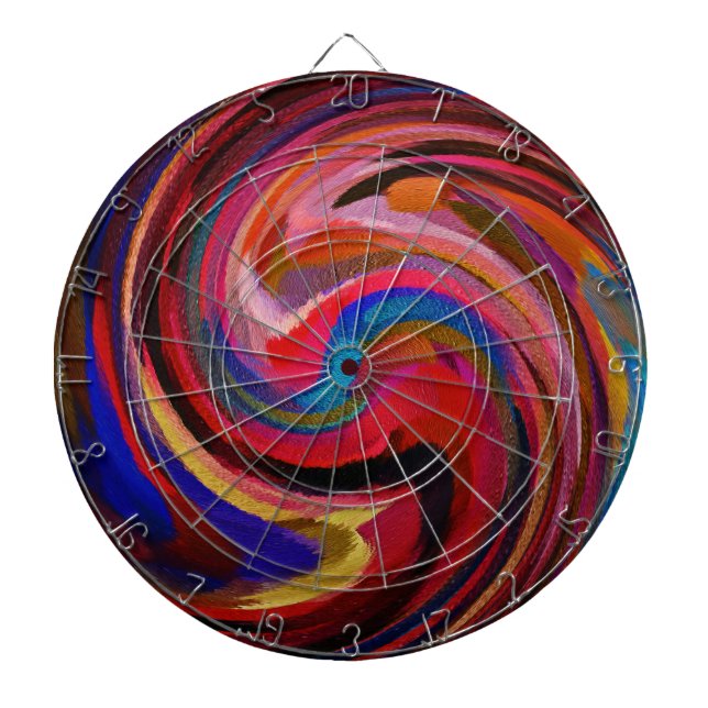 Tablero Dardos Abstrato Art nº 27 (Frente)