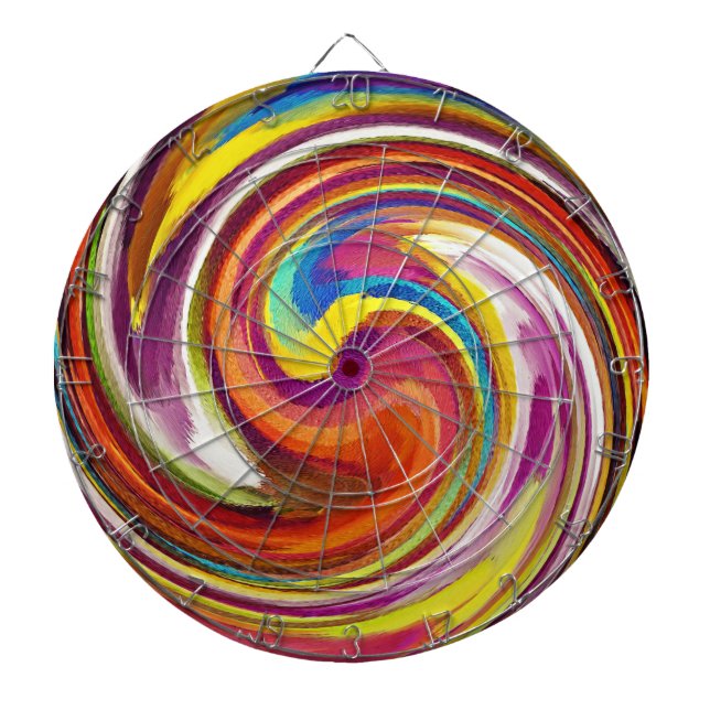 Tablero Dardos Abstrato Art nº 28 (Frente)