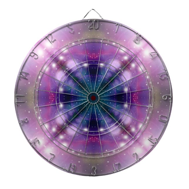 Tablero Dardos Abstrato de luz Sci-Fi Galaxy art 4 (Frente)