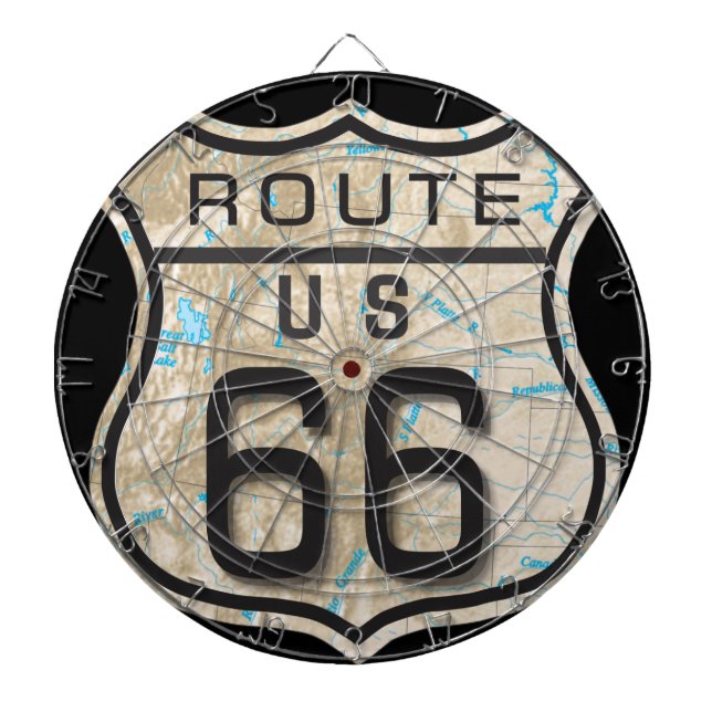 Tablero Dardos adicione seu dartboard do rt 66 das fotos (Frente)