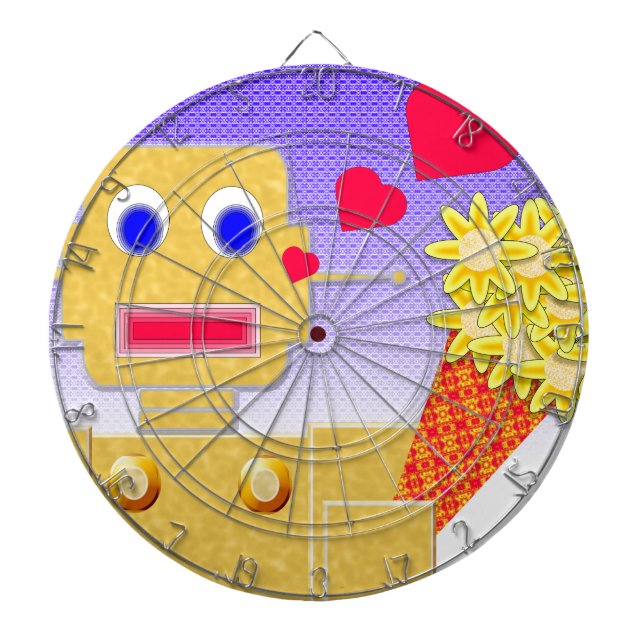 Tablero Dardos Ame-me, sou um Bot (Frente)