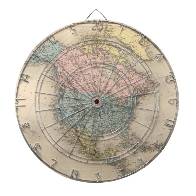 Tablero Dardos Amerique du Nord. (Frente)