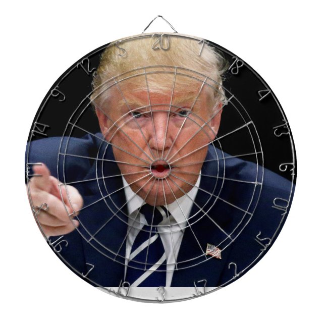 Tablero Dardos Anti Dartboard do presidente Donald Trump (Frente)