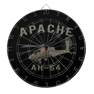 Tablero Dardos Apache AH-64