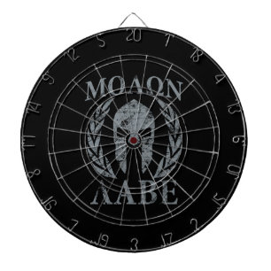 Tablero Dardos Armadura espartano do Grunge de Molon Labe