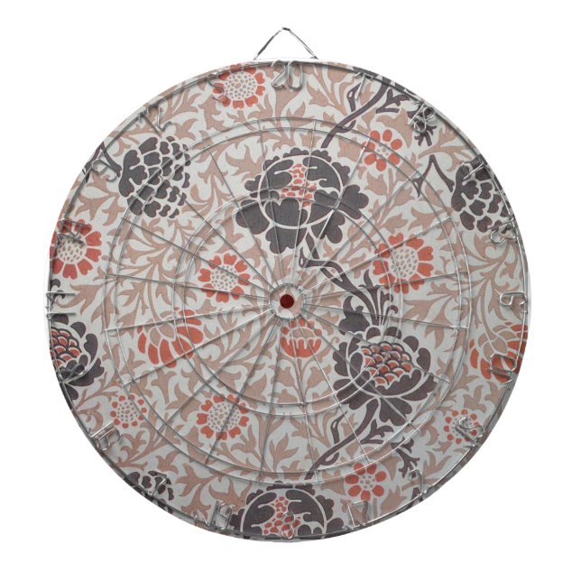 Tablero Dardos Arte de Design Botânico Grafton de William Morris (Frente)