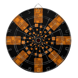 Tablero Dardos Atirador alaranjado alerta do alvo do bullseye do