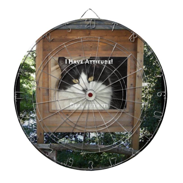 Tablero Dardos Atitude de Cat (Frente)