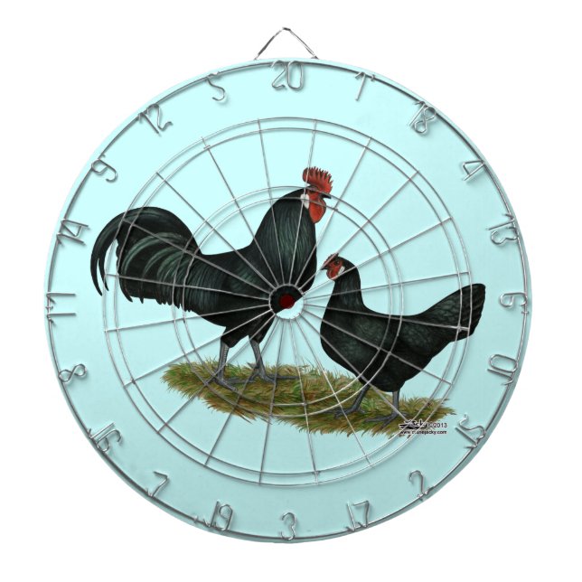 Tablero Dardos Augsburger Chickens (Frente)