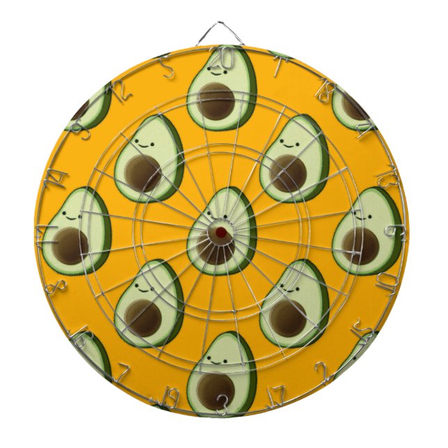 Tablero Dardos Avocado Pattern (Frente)