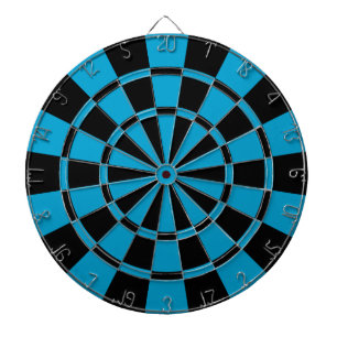 Tablero Dardos Azul e preto