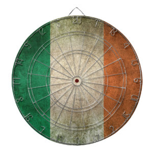 Tablero Dardos Bandeira afligida vintage de Ireland