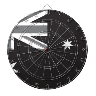 Tablero Dardos Bandeira australiana preto e branco