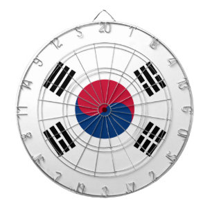 Tablero Dardos Bandeira de Coreia do Sul