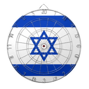 Tablero Dardos Bandeira de Israel
