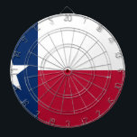 Tablero Dardos Bandeira do Estado do Texas<br><div class="desc">Esta bandeira do orgulhoso Estado de Lone Star do Texas é feita para codificar usando os tons exatos das cores vermelha,  branca e azul da bandeira dos Estados Unidos da América. É perfeito.</div>