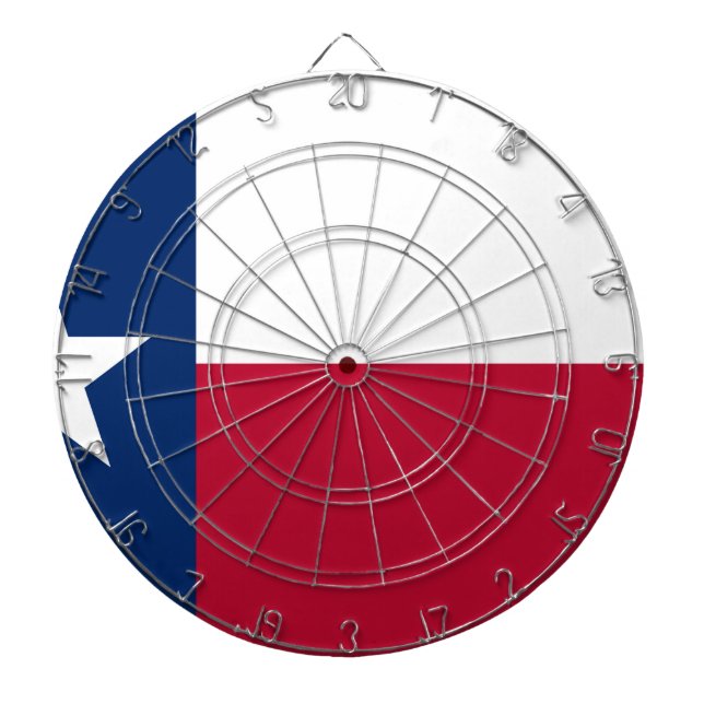 Tablero Dardos Bandeira do Estado do Texas (Frente)