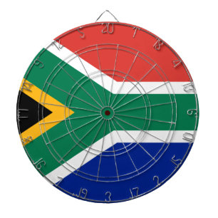 Tablero Dardos Bandeira sul-africana do Conselho de Arte da Áfri