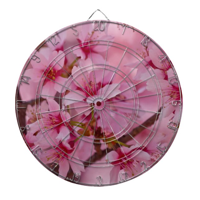 Tablero Dardos Banho de cereja rosa japonês (Frente)
