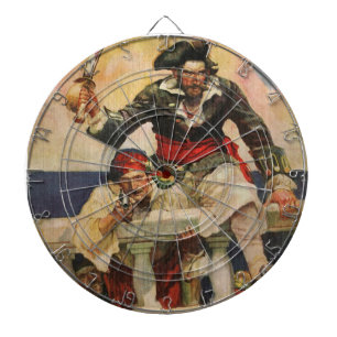 Tablero Dardos Barba Negra O Buccaneer
