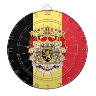 Tablero Dardos Bélgica Flag & COA