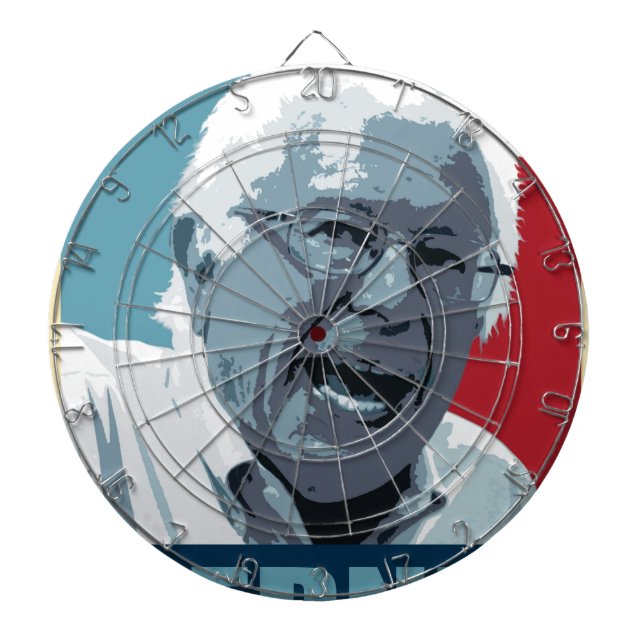 Tablero Dardos Bernie Sanders Retro (Frente)