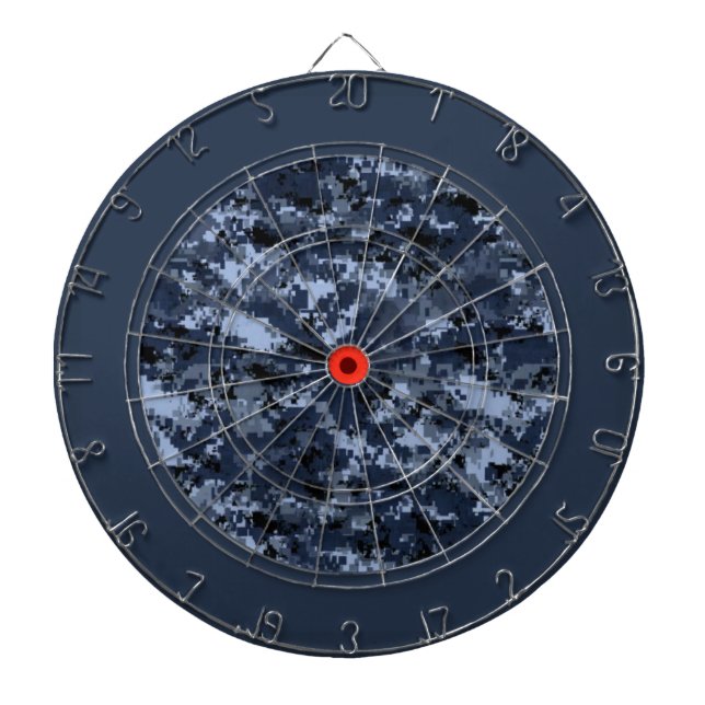 Tablero Dardos Blue Militar Camouflage Dart Board (Frente)