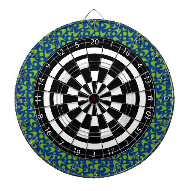 Tablero Dardos Boomerangs Retro (Frente)