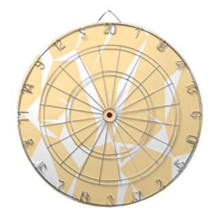 Tablero Dardos Branco do ouro dos elementos do design