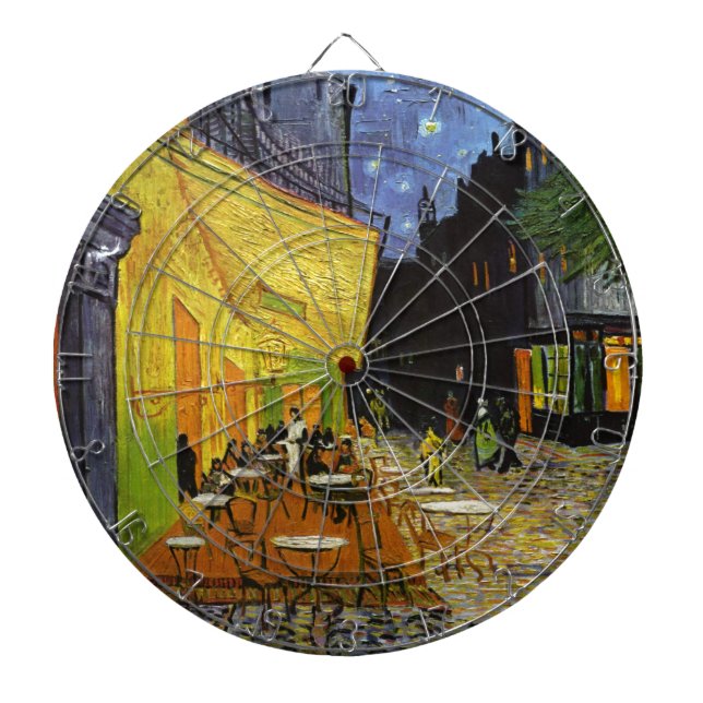 Tablero Dardos Cafe Terrace na Night Van Gogh (Frente)