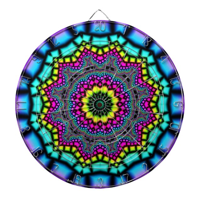 Tablero Dardos Caleidoscópio Art 4° Dart Board (Frente)
