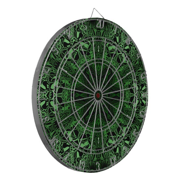 Tablero Dardos Caleidoscópio Verde (Frente Esquerda)