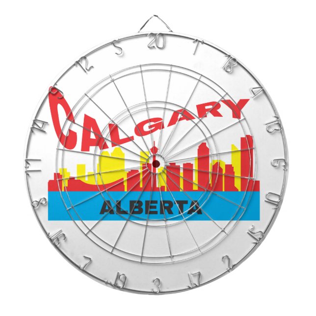 Tablero Dardos Calgary (Frente)