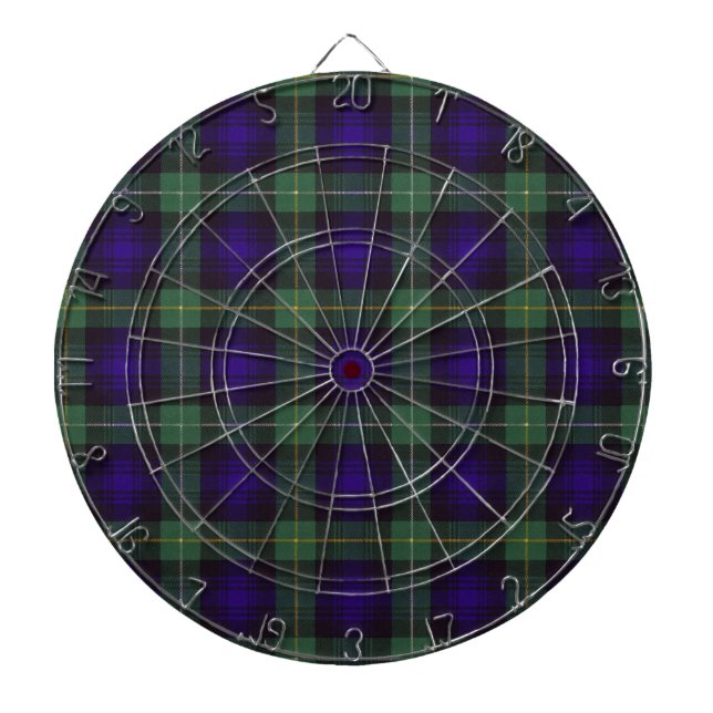Tablero Dardos Campbell do Tartan do Scottish de Argyll (Frente)
