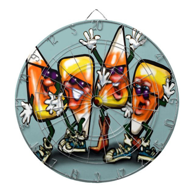 Tablero Dardos Candy Corn Gang (Frente)