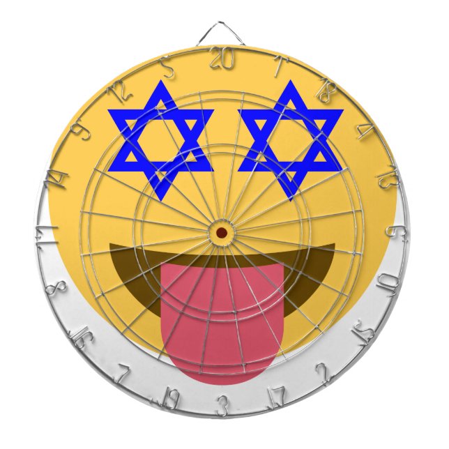 Tablero Dardos chanukkah hanukkah emoji (Frente)