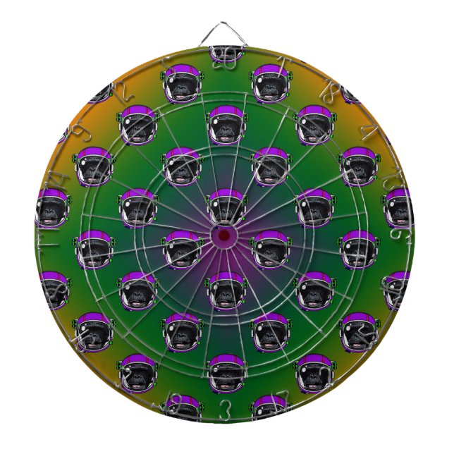Tablero Dardos Chimp espacial (Frente)