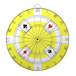 Tablero Dardos Chip do pôquer - Amarelo