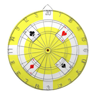 Tablero Dardos Chip do pôquer - Amarelo